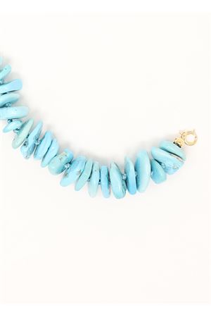 bracciale in turchese naturale e chiusura in oro Don Alfonso Gioielli | AM276TURCHESE